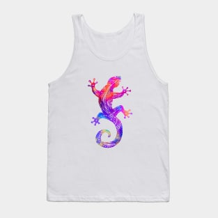 Rainbow Gecko Tribal Tattoo Tank Top